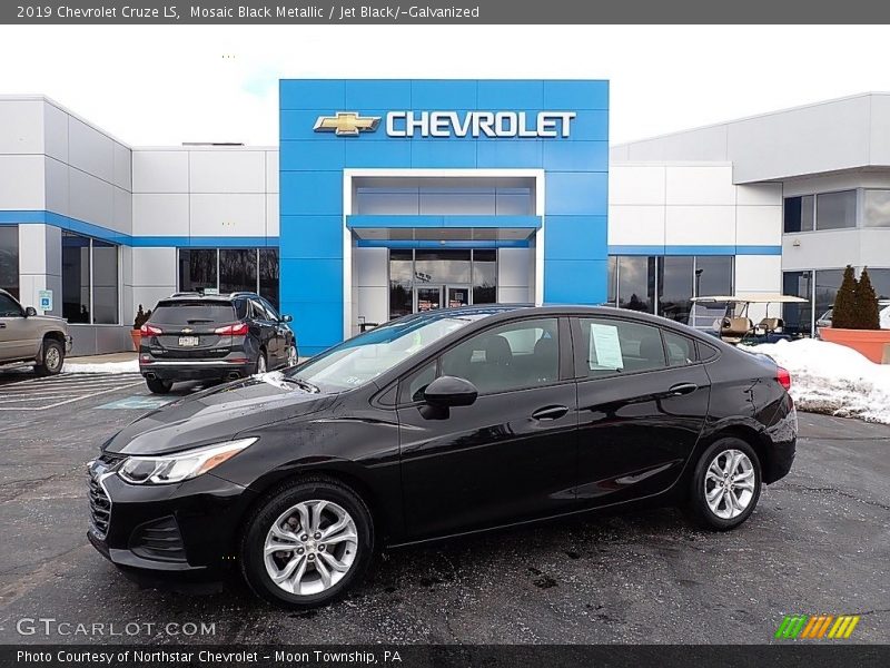 Mosaic Black Metallic / Jet Black/­Galvanized 2019 Chevrolet Cruze LS