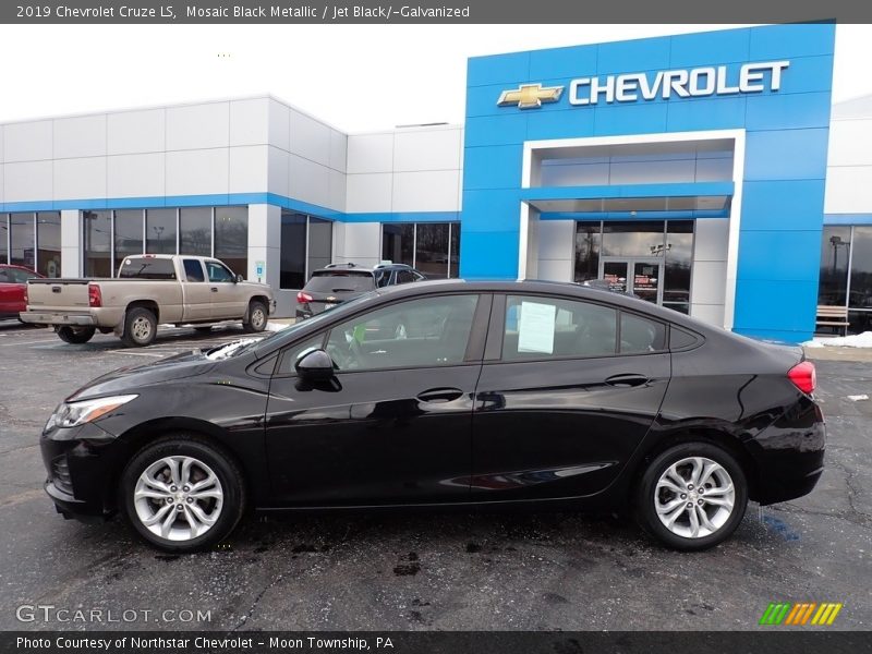 Mosaic Black Metallic / Jet Black/­Galvanized 2019 Chevrolet Cruze LS