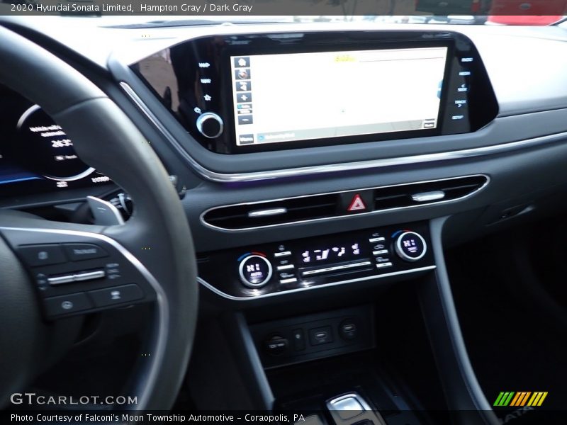 Hampton Gray / Dark Gray 2020 Hyundai Sonata Limited