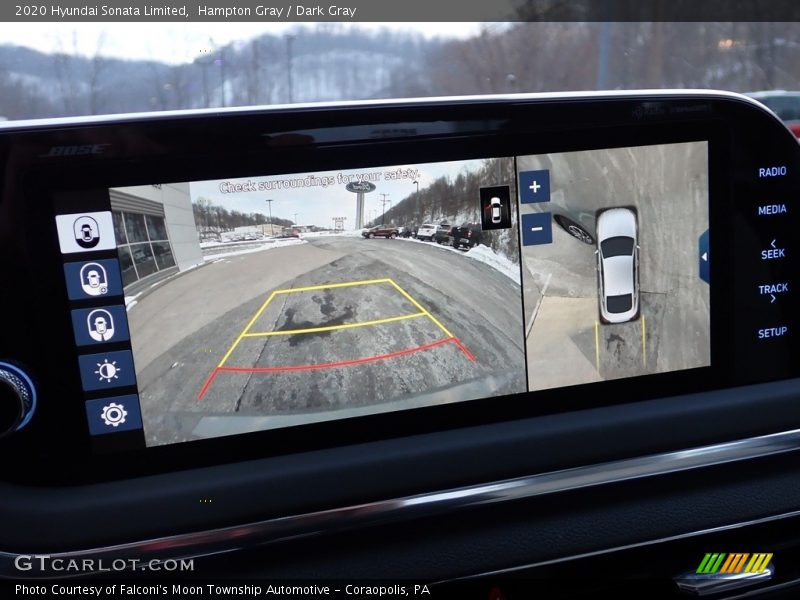 Hampton Gray / Dark Gray 2020 Hyundai Sonata Limited