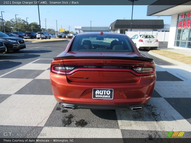 Sinamon Stick / Black 2021 Dodge Charger SXT AWD