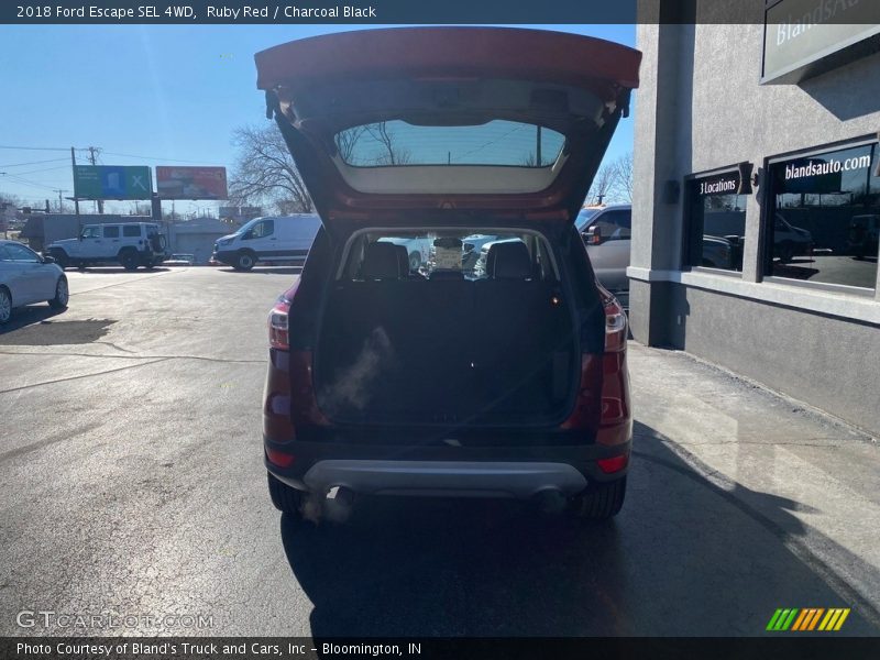 Ruby Red / Charcoal Black 2018 Ford Escape SEL 4WD