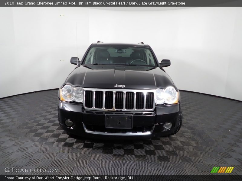 Brilliant Black Crystal Pearl / Dark Slate Gray/Light Graystone 2010 Jeep Grand Cherokee Limited 4x4