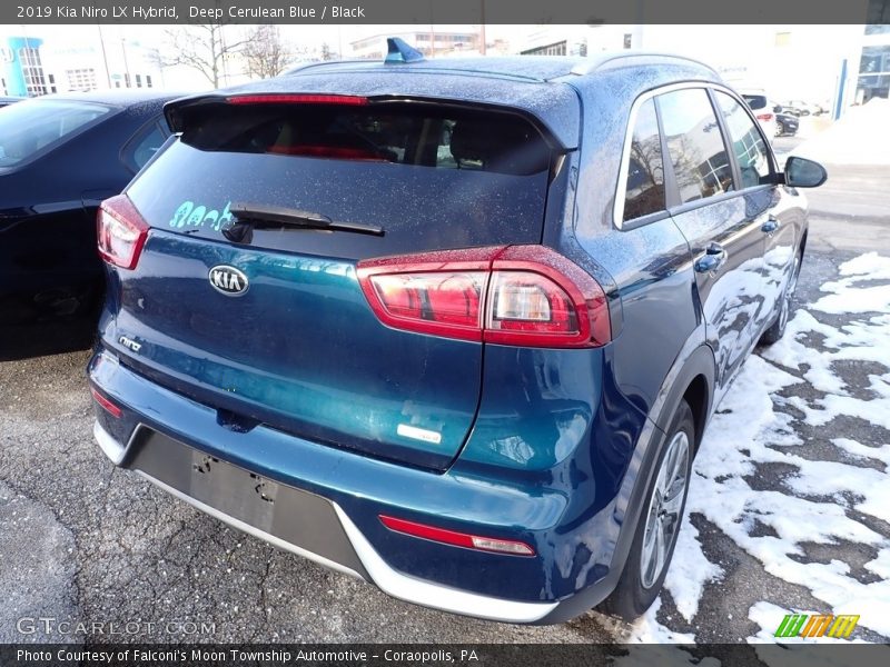 Deep Cerulean Blue / Black 2019 Kia Niro LX Hybrid