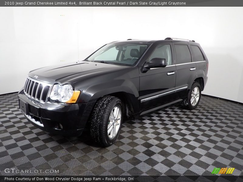 Brilliant Black Crystal Pearl / Dark Slate Gray/Light Graystone 2010 Jeep Grand Cherokee Limited 4x4