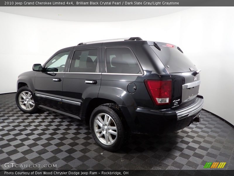 Brilliant Black Crystal Pearl / Dark Slate Gray/Light Graystone 2010 Jeep Grand Cherokee Limited 4x4
