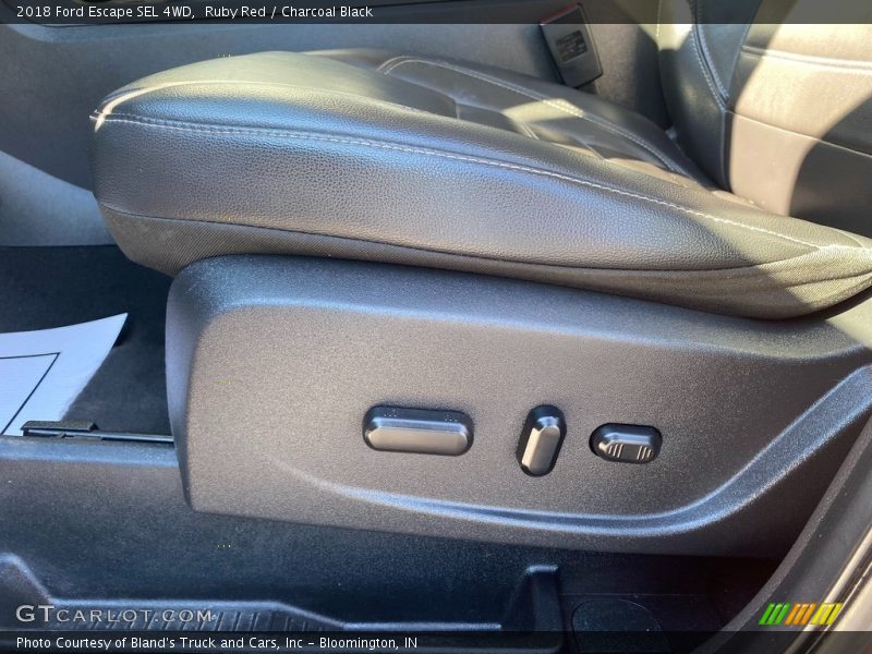 Ruby Red / Charcoal Black 2018 Ford Escape SEL 4WD