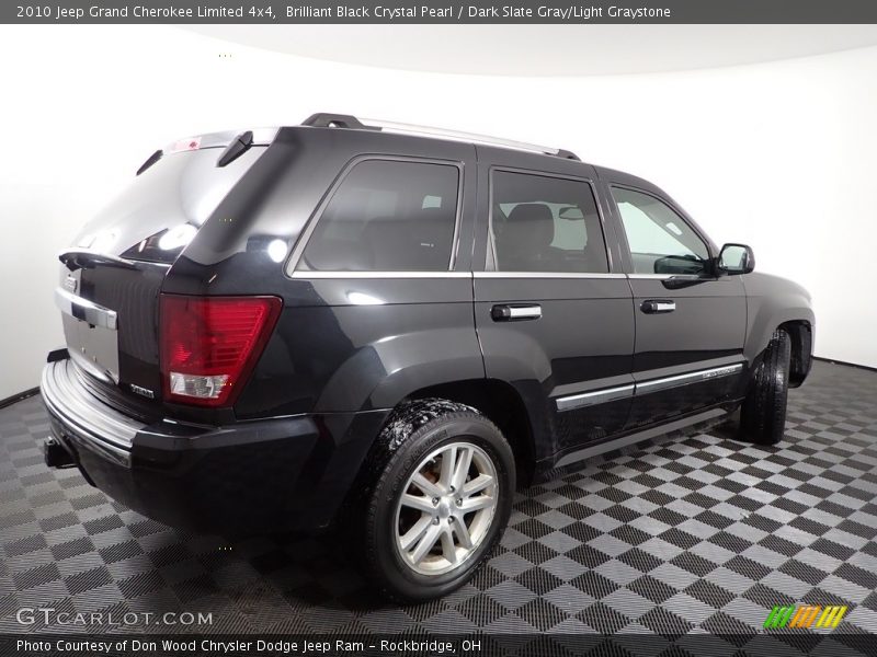 Brilliant Black Crystal Pearl / Dark Slate Gray/Light Graystone 2010 Jeep Grand Cherokee Limited 4x4