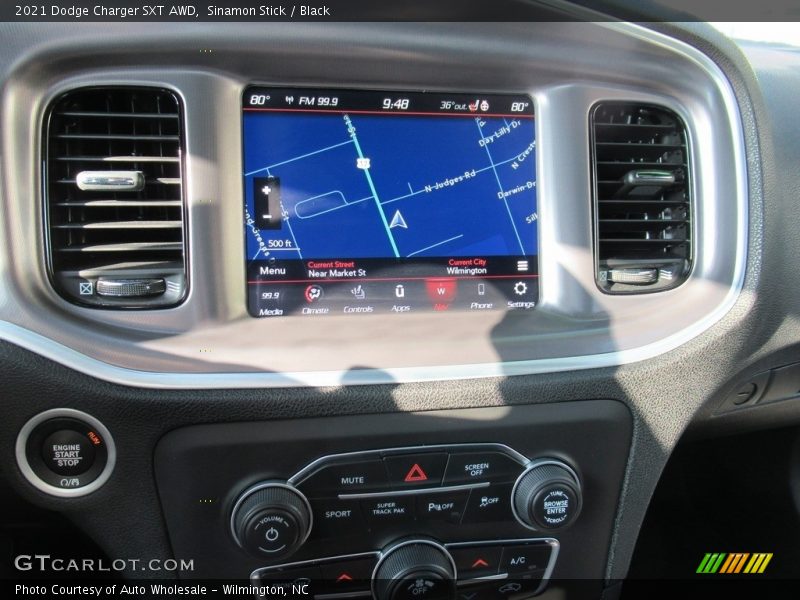 Sinamon Stick / Black 2021 Dodge Charger SXT AWD