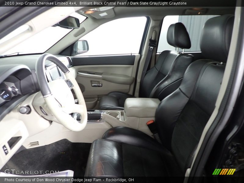 Brilliant Black Crystal Pearl / Dark Slate Gray/Light Graystone 2010 Jeep Grand Cherokee Limited 4x4