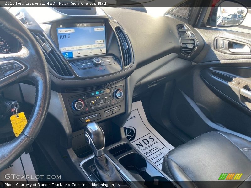 Ruby Red / Charcoal Black 2018 Ford Escape SEL 4WD