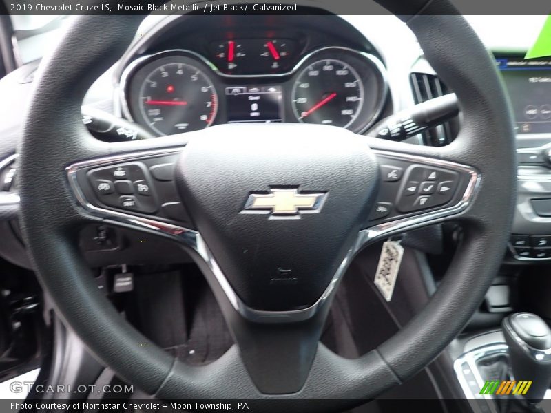 Mosaic Black Metallic / Jet Black/­Galvanized 2019 Chevrolet Cruze LS