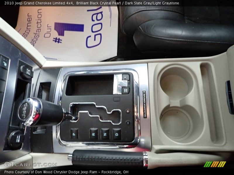 Brilliant Black Crystal Pearl / Dark Slate Gray/Light Graystone 2010 Jeep Grand Cherokee Limited 4x4