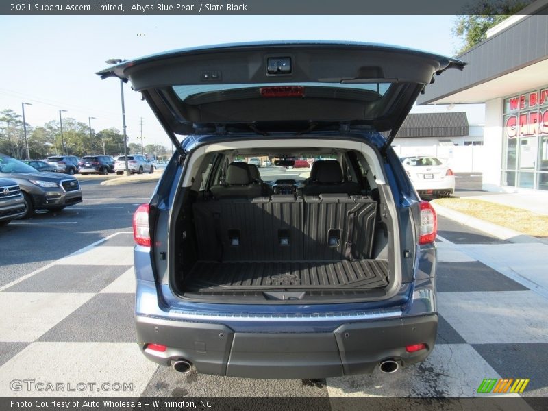 Abyss Blue Pearl / Slate Black 2021 Subaru Ascent Limited