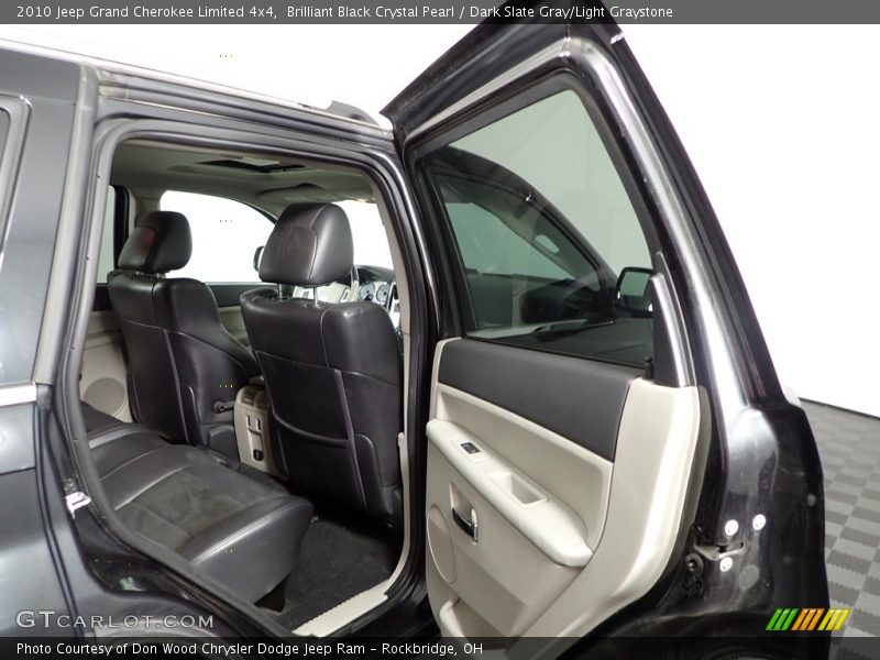 Brilliant Black Crystal Pearl / Dark Slate Gray/Light Graystone 2010 Jeep Grand Cherokee Limited 4x4