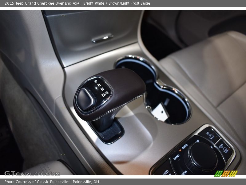 Bright White / Brown/Light Frost Beige 2015 Jeep Grand Cherokee Overland 4x4