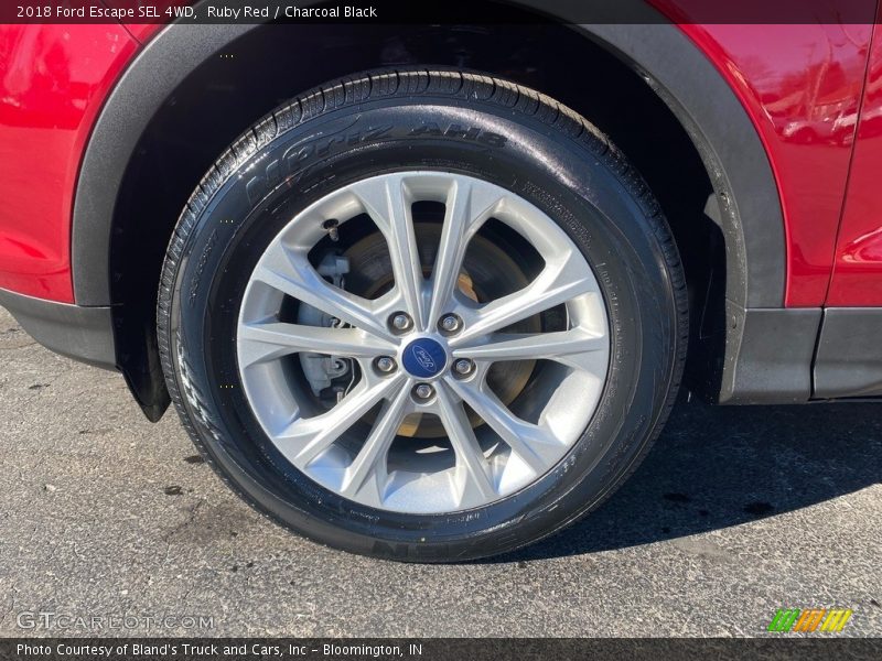 Ruby Red / Charcoal Black 2018 Ford Escape SEL 4WD