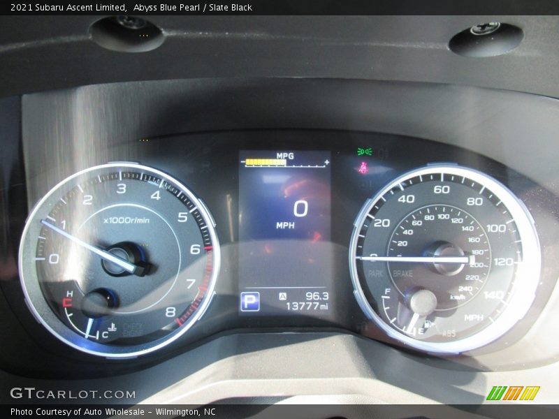 Abyss Blue Pearl / Slate Black 2021 Subaru Ascent Limited