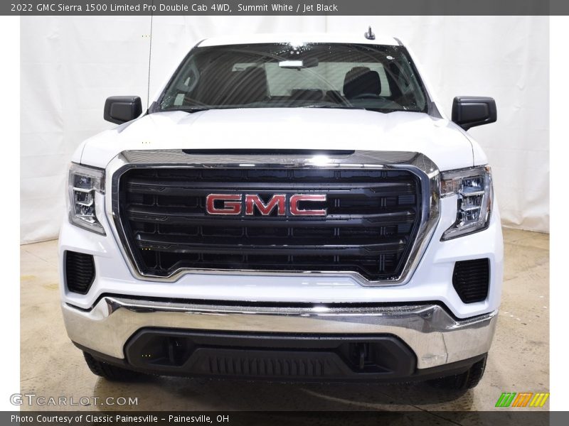 Summit White / Jet Black 2022 GMC Sierra 1500 Limited Pro Double Cab 4WD