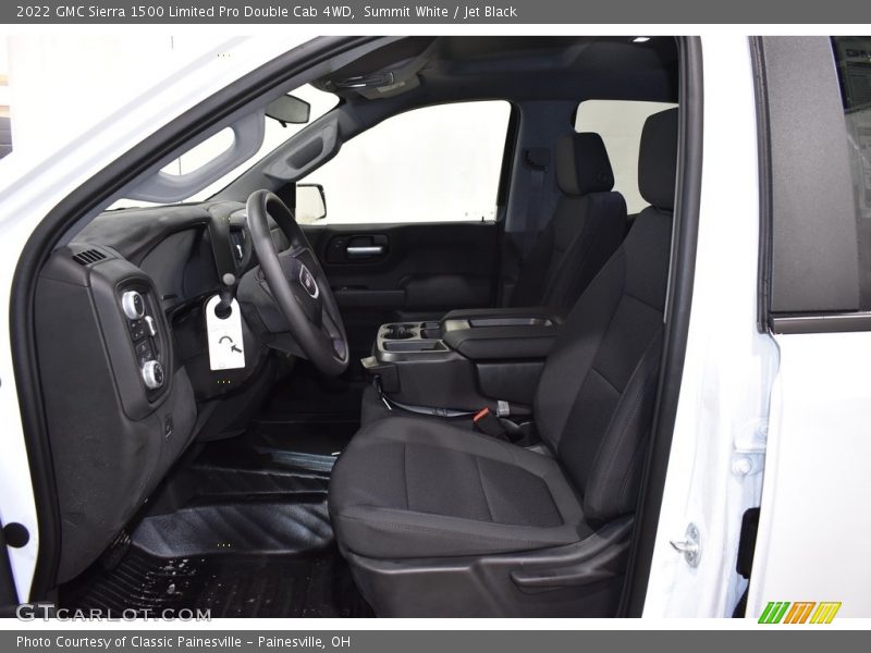  2022 Sierra 1500 Limited Pro Double Cab 4WD Jet Black Interior