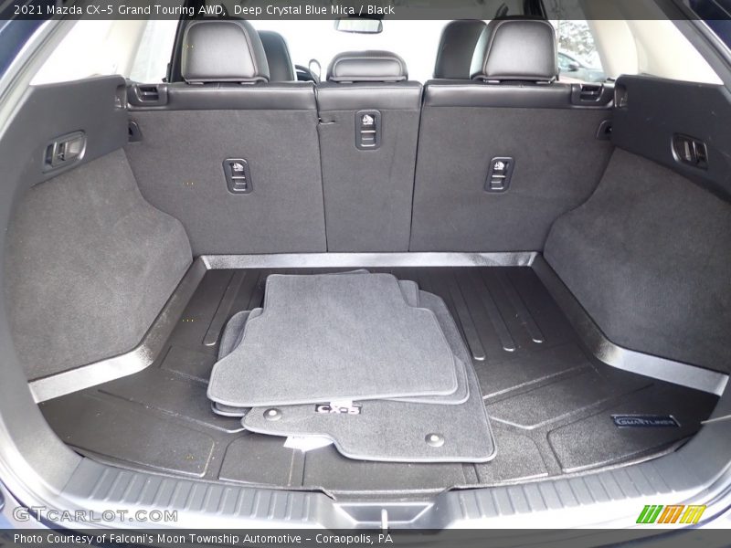 Deep Crystal Blue Mica / Black 2021 Mazda CX-5 Grand Touring AWD