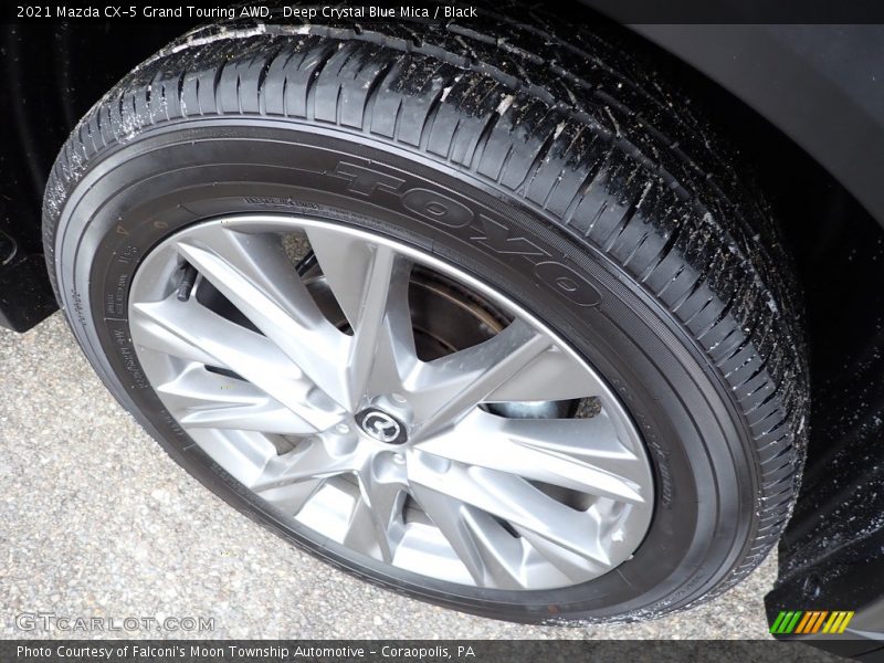 Deep Crystal Blue Mica / Black 2021 Mazda CX-5 Grand Touring AWD
