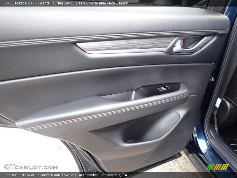 Deep Crystal Blue Mica / Black 2021 Mazda CX-5 Grand Touring AWD