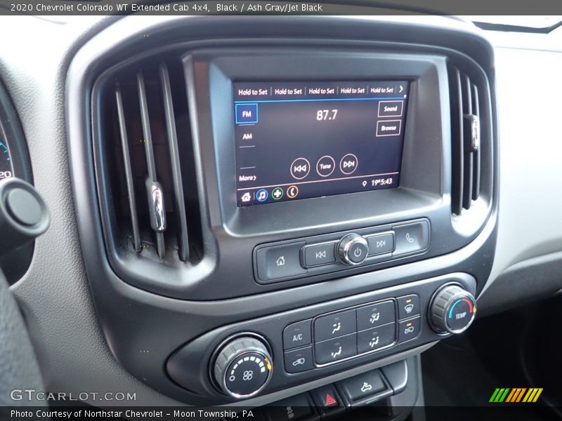 Black / Ash Gray/Jet Black 2020 Chevrolet Colorado WT Extended Cab 4x4