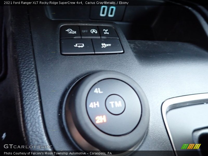 Controls of 2021 Ranger XLT Rocky Ridge SuperCrew 4x4