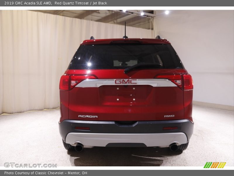 Red Quartz Tintcoat / Jet Black 2019 GMC Acadia SLE AWD