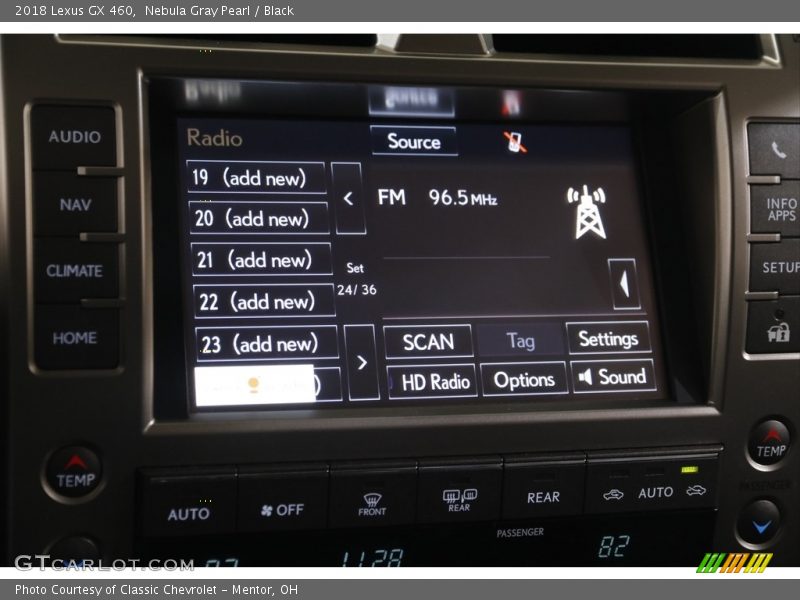 Nebula Gray Pearl / Black 2018 Lexus GX 460