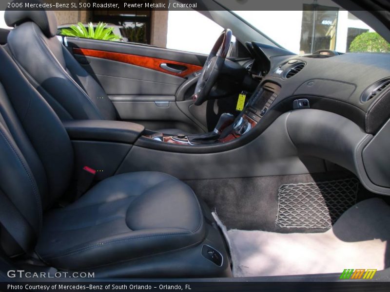 Pewter Metallic / Charcoal 2006 Mercedes-Benz SL 500 Roadster