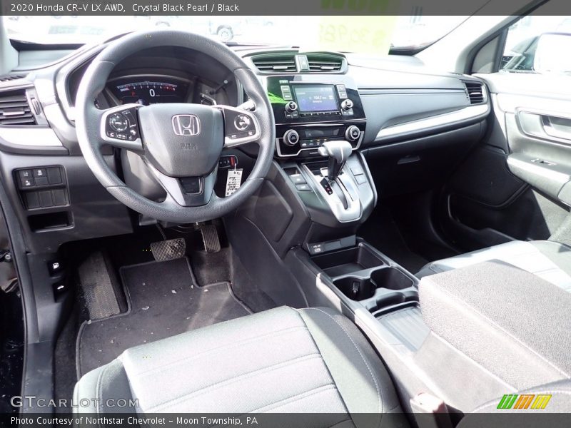 Crystal Black Pearl / Black 2020 Honda CR-V LX AWD