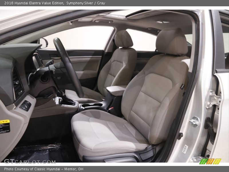 Symphony Silver / Gray 2018 Hyundai Elantra Value Edition