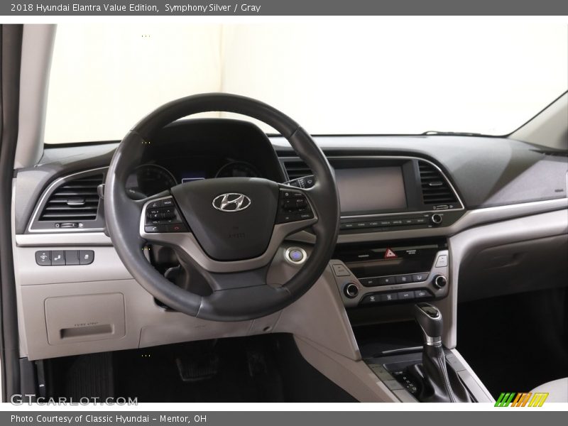Symphony Silver / Gray 2018 Hyundai Elantra Value Edition