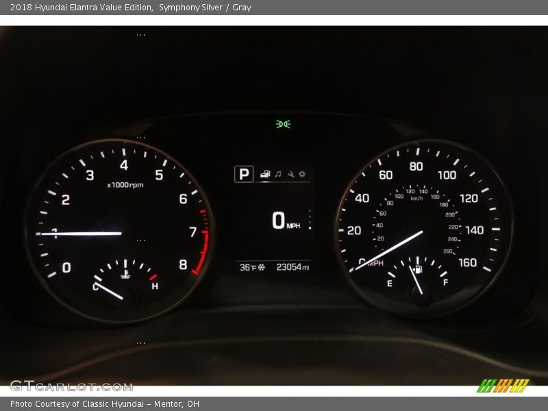 Symphony Silver / Gray 2018 Hyundai Elantra Value Edition