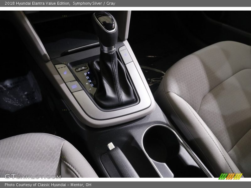 Symphony Silver / Gray 2018 Hyundai Elantra Value Edition