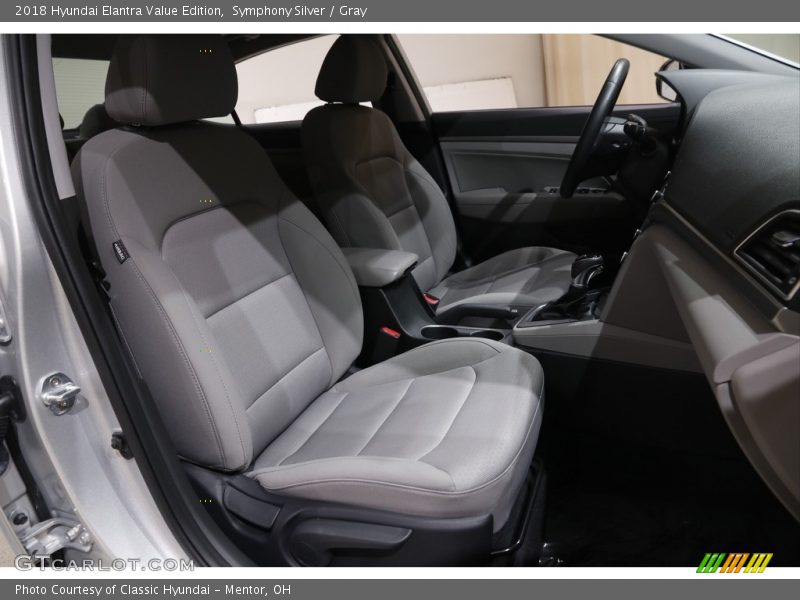 Symphony Silver / Gray 2018 Hyundai Elantra Value Edition