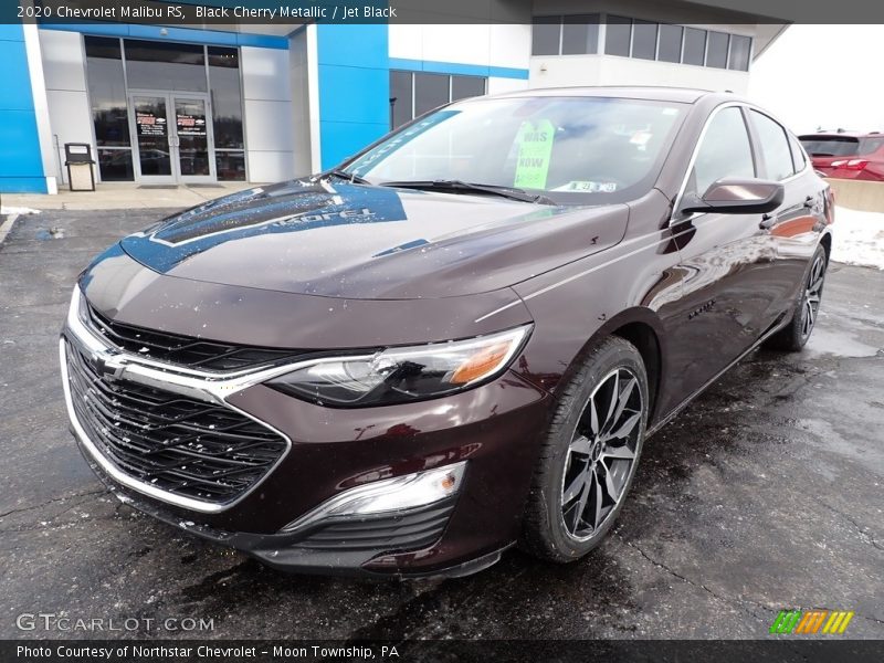 Black Cherry Metallic / Jet Black 2020 Chevrolet Malibu RS