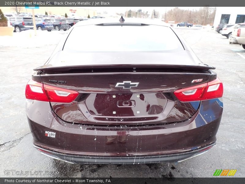 Black Cherry Metallic / Jet Black 2020 Chevrolet Malibu RS
