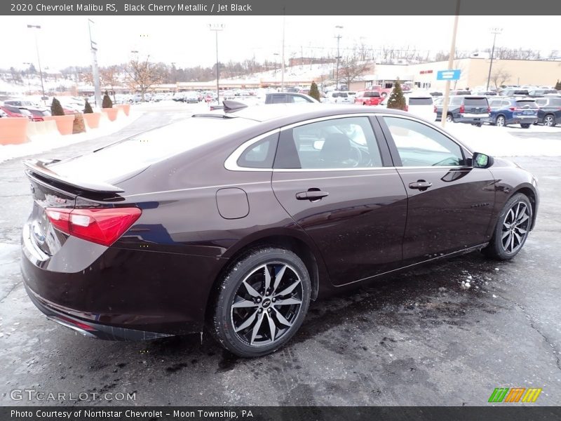 Black Cherry Metallic / Jet Black 2020 Chevrolet Malibu RS