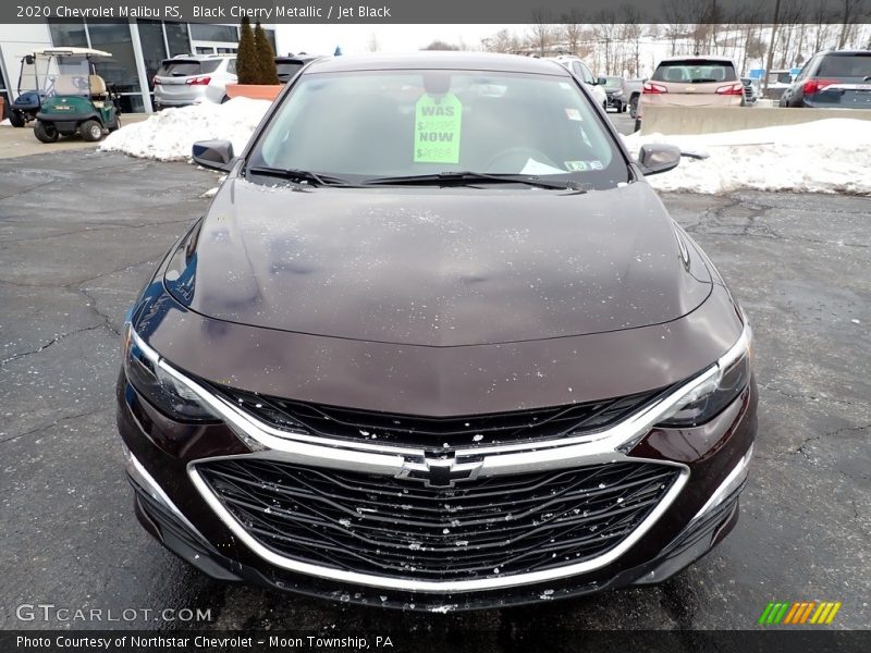 Black Cherry Metallic / Jet Black 2020 Chevrolet Malibu RS