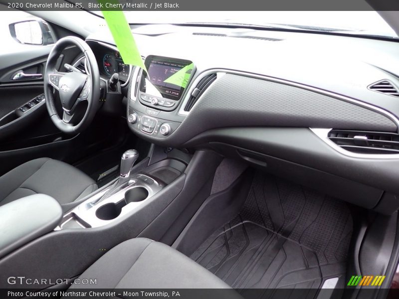 Black Cherry Metallic / Jet Black 2020 Chevrolet Malibu RS