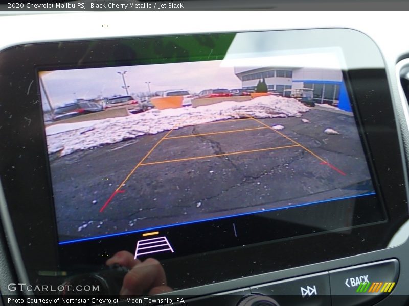 Black Cherry Metallic / Jet Black 2020 Chevrolet Malibu RS