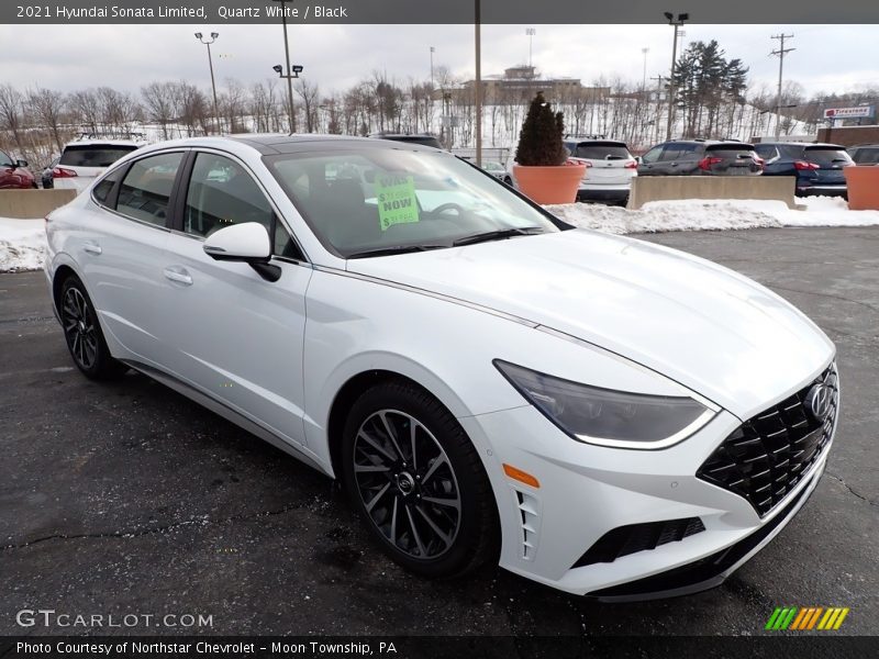 Front 3/4 View of 2021 Sonata Limited