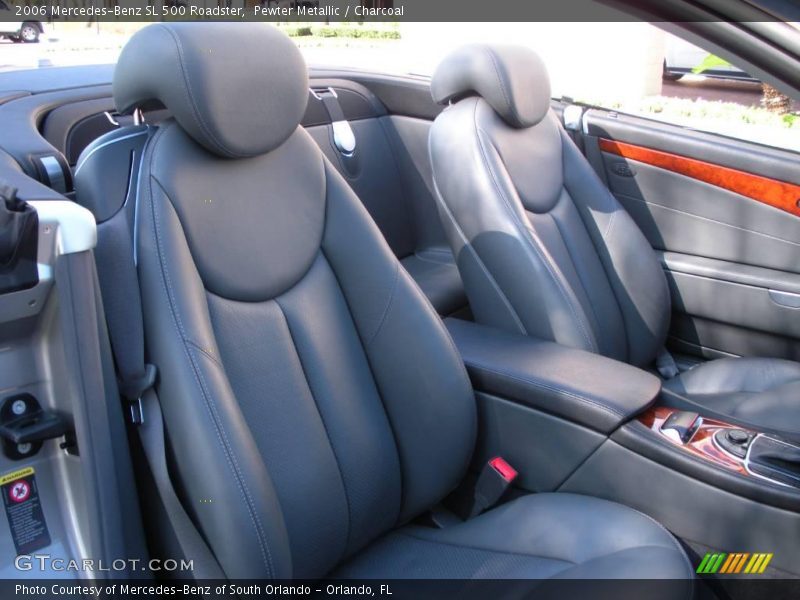 Pewter Metallic / Charcoal 2006 Mercedes-Benz SL 500 Roadster