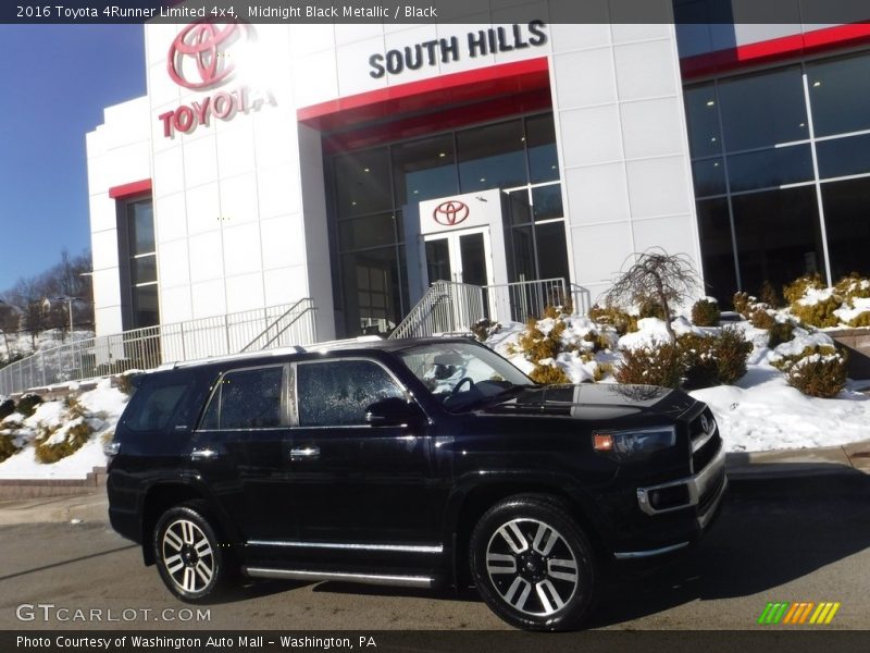Midnight Black Metallic / Black 2016 Toyota 4Runner Limited 4x4