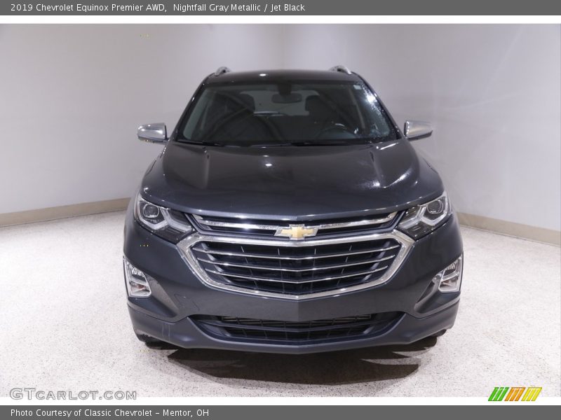 Nightfall Gray Metallic / Jet Black 2019 Chevrolet Equinox Premier AWD