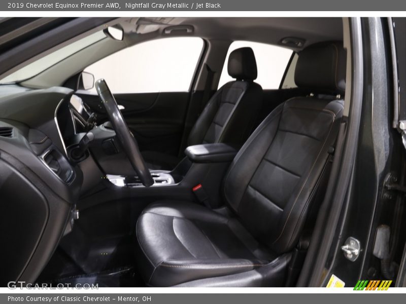 Nightfall Gray Metallic / Jet Black 2019 Chevrolet Equinox Premier AWD