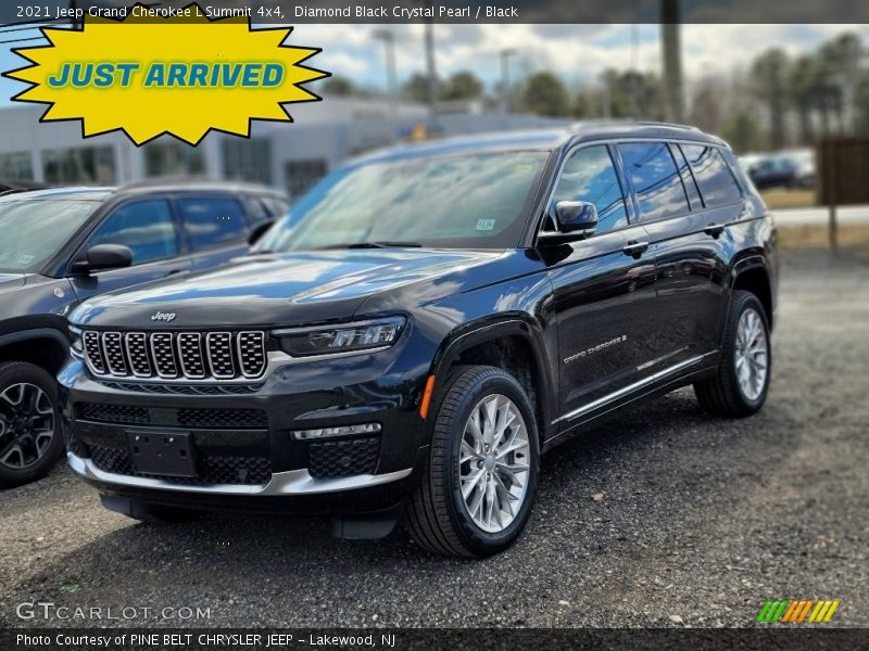 Diamond Black Crystal Pearl / Black 2021 Jeep Grand Cherokee L Summit 4x4